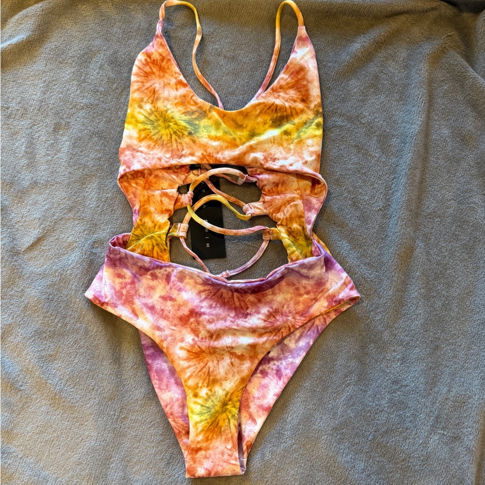 Tie-Dye One Piece Swimsuit
